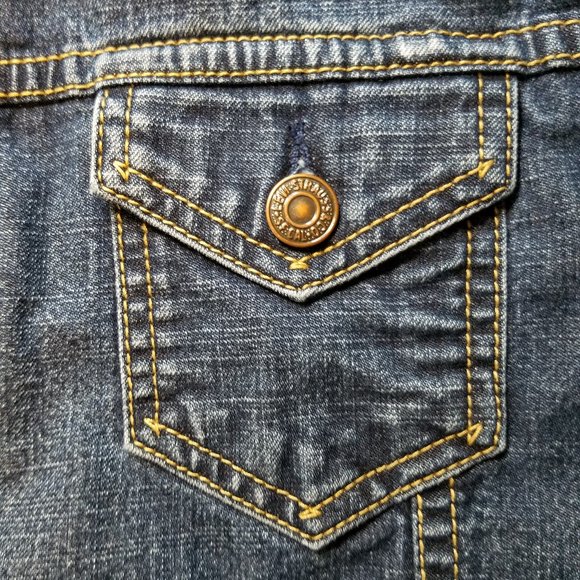 Signature by Levi Strauss Blue Denim Jean Jacket - Picture 10 of 16